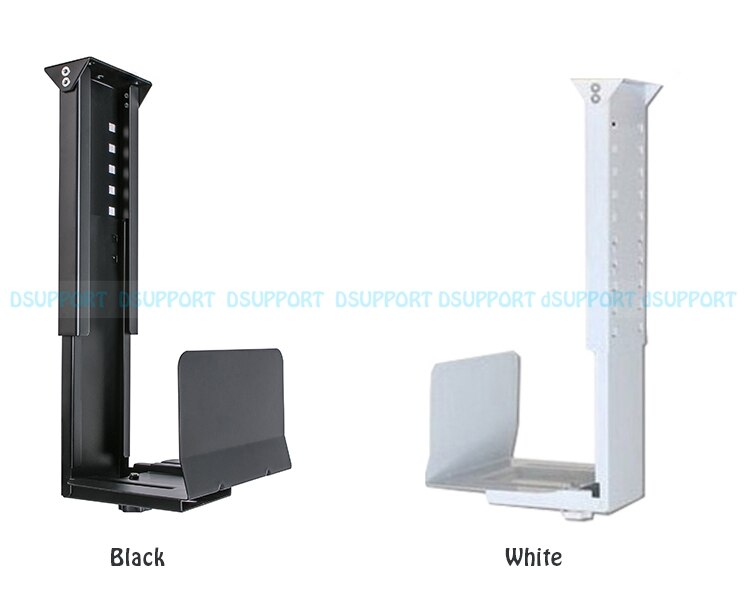 Universal PC Case Holder Under Desk Wall Side CPU Stand Adjustable Computer Main frame Hanger Host Box Stand Bracket Rack Tray