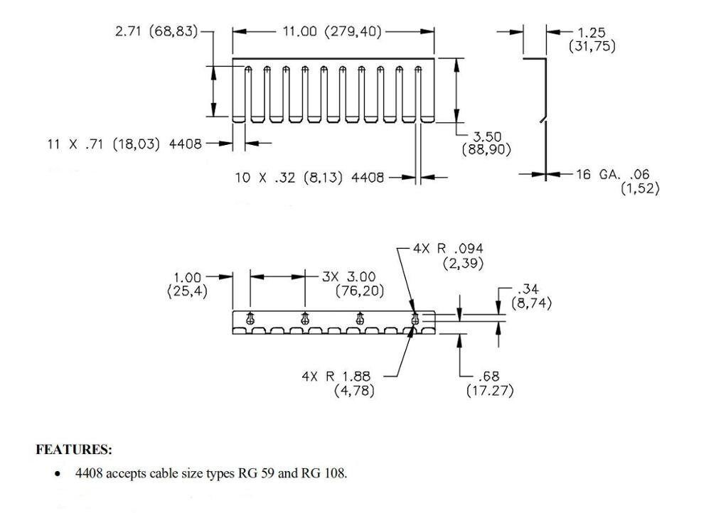 Ziboo ZB-H11 Test Lead Houder Voor Draden Tot. 320In Diameter,10 Slots Voor Holding Meerdere Kabels En Draden.