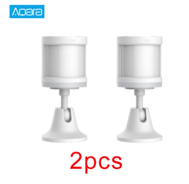 Original Aqara Motion Sensor Smart Home Human Body Induction ZigBee Connection For Xiaomi Mi Home Security System Device: 2pcs