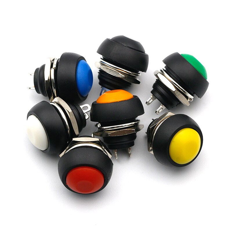 12mm PBS-33B étanche momentané sur le bouton poussoir Swithch Mini interrupteur rond