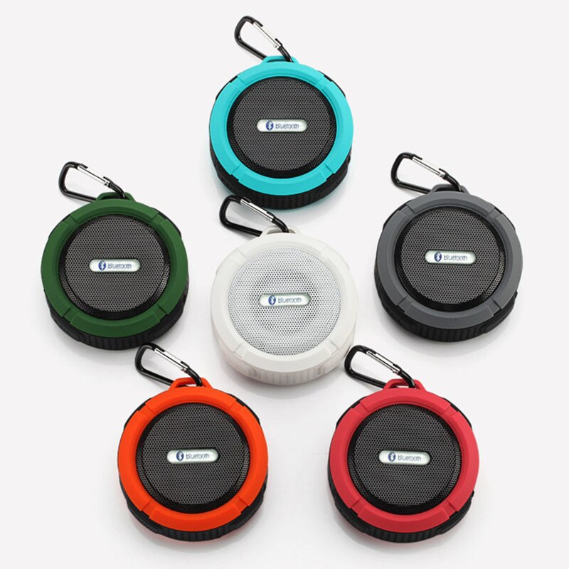 Mini Bluetooth Plastic Portable Wireless Speaker With Calls Handsfree Waterproof For Showers Bathroom Poor Car Beach & Outdoor