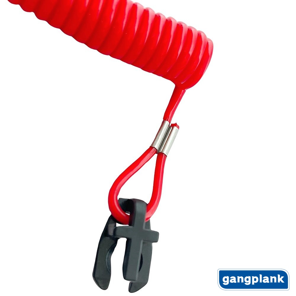 Outboard Side Mounted Control Box Emergency Stop Safety Rope for Bombardier 432230 Red Nylon Flameout Rope