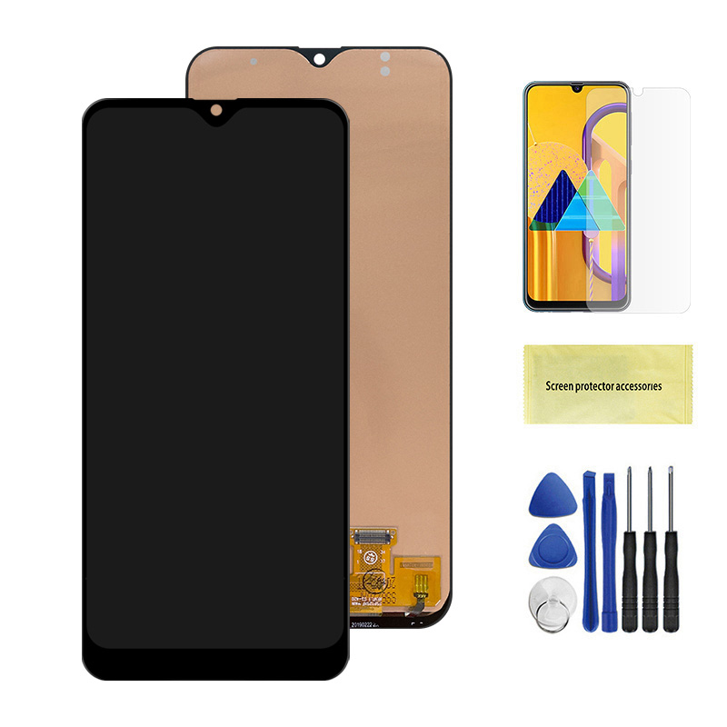 6.4 ''Display Für Samsung Galaxy A20 A205 SM-A205F A205FN LCD Display Touchscreen Digitizer Montage Für Galaxy A20 A205GN a205: Black No Frame