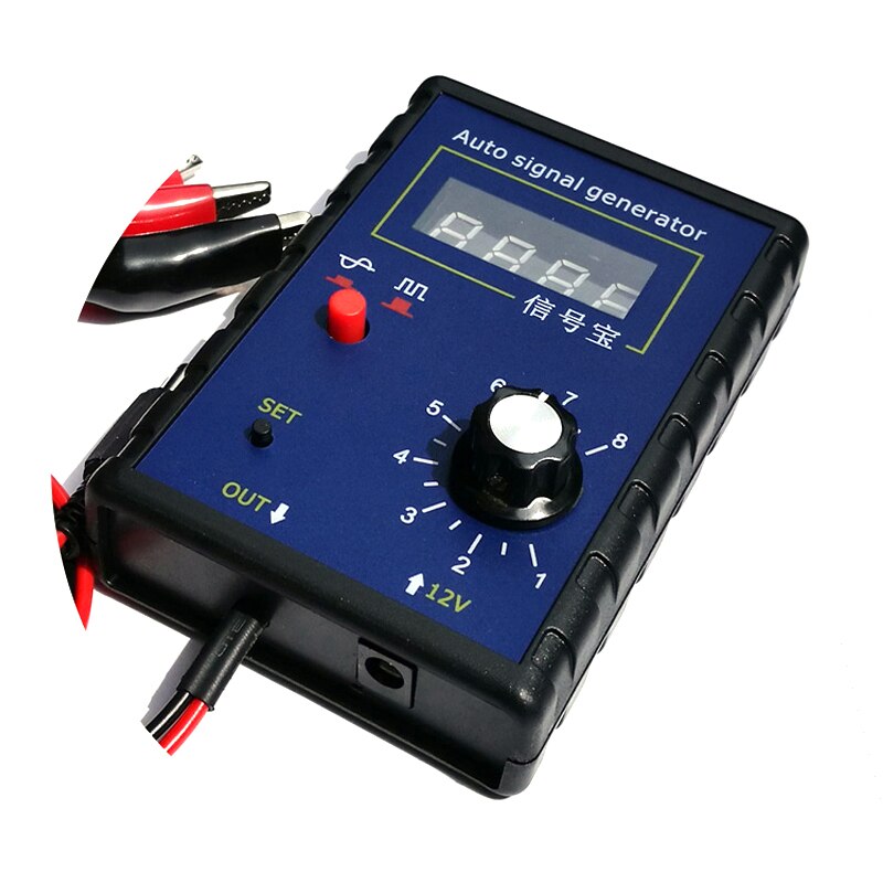 Portable Auto Vehicle Signal Generator Car Hall Sensor and Crankshaft Position Sensor Signal Simulator Meter 2Hz to 8KHz