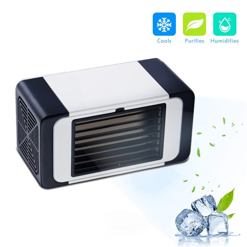 USB Mini Fan Arctic Air Ultra-Compact Portable Evaporative Air Cooler Household Summer Desktop Mini Air Cooler