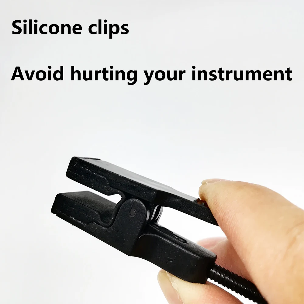 Instrument Kondensator Mikrofon Universal- Ständer Clip für Saxophon Klarinette Blasinstrument, Langlebige Mini Schock montieren Halfter