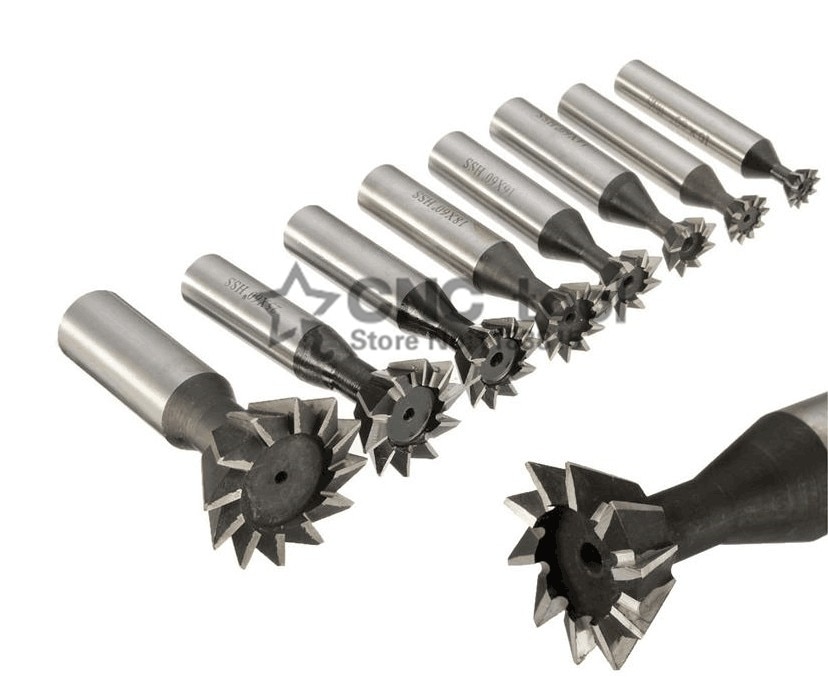 1PCS 60 Degree HSS Dovetail Milling Cutters 60 Degree 10mm 12mm 14mm 16mm 18mm 20mm 25mm 30mm 32mm 35mm 40mm 45mm 50mm 60mm