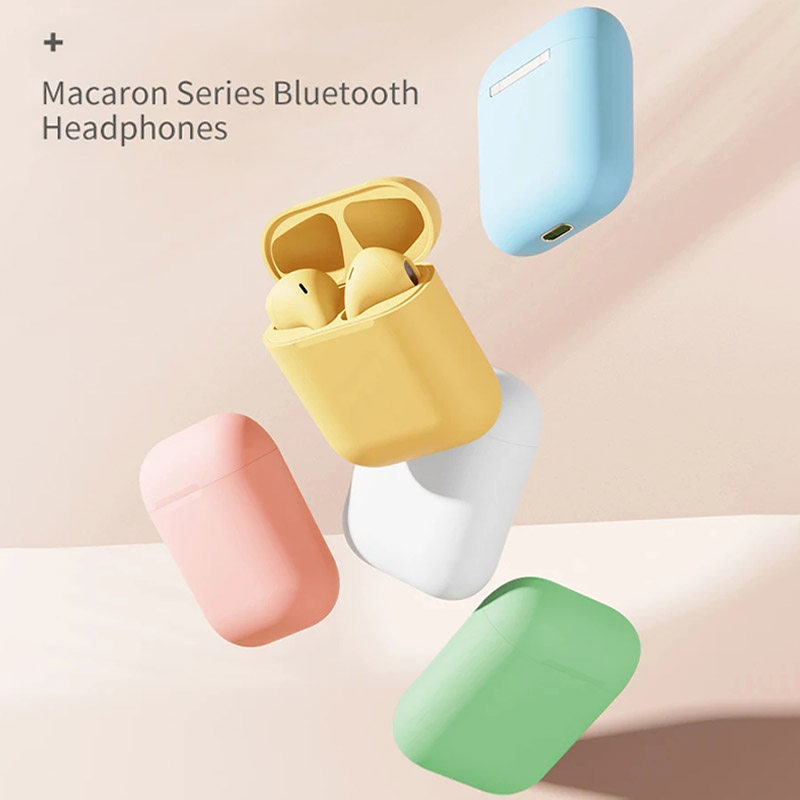 Auriculares inalámbricos Bluetooth i12 TWS con micrófono, auriculares estéreo intrauditivos, auriculares Bluetooth, auriculares deportivos para juegos para Xiaomi