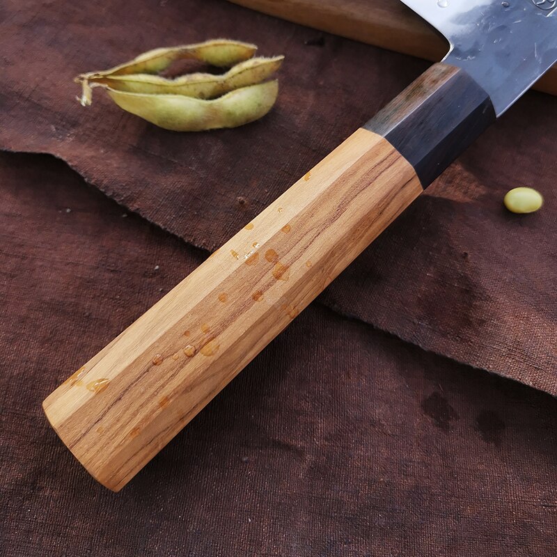 Chef's Knife High Carbon Composite Steel Hand forged Japanese Style Sharp Kitchen Knives Cooking Slicing Tools Fish knife