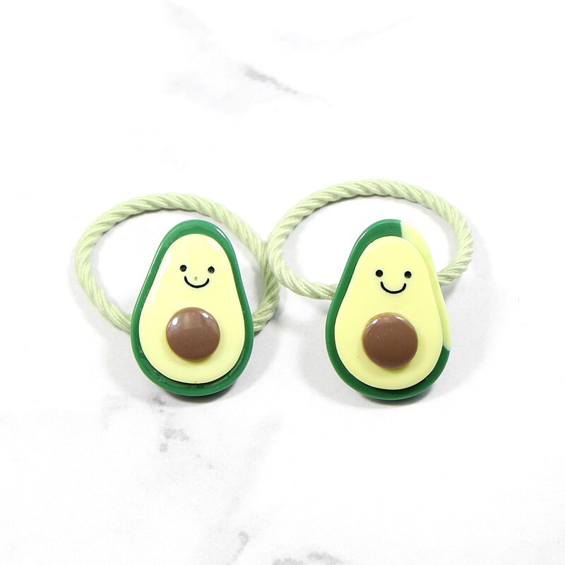 2/10 stuks/set kinderen cartoon beer bloem elastische haarbanden meisjes schattige rubberen banden scrunche kinderen haaraccessoires hoofdtooi: Abol 16