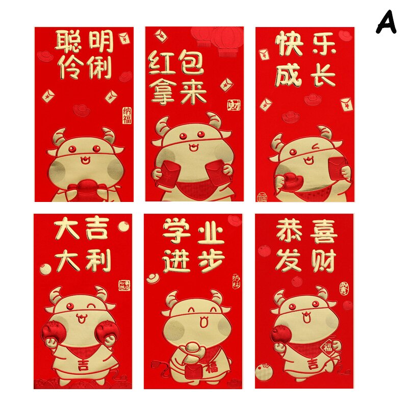 Creatieve Hongbao Jaar Lente Festival Verjaardag Trouwen Rode Envelop Chinese Rode Envelop: 1