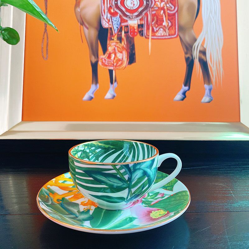 Set 6 tazzine da caffè in porcellana 90 ml Masai Blue | Leroy Merlin