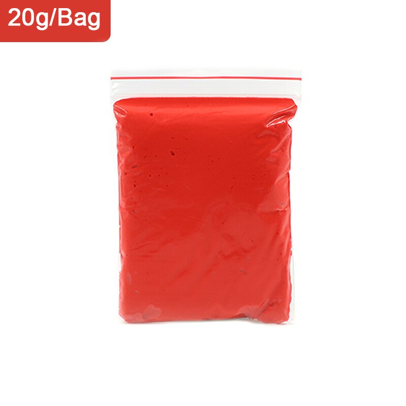 Bambini Giocattoli Melma Soffice Schiuma Argilla 15 Colori Pendenti E Ciondoli Slime Sfera Kit Molle Del Polimero di Argilla FAI DA TE Antistress Giocattoli per I Bambini: Red Slime