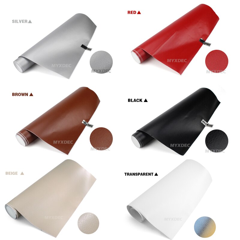 Filme vinílico adesivo para porta de carro, filme de pvc com imitação de couro 100*30cm, adesivo para interior de porta de carro, saída decoração