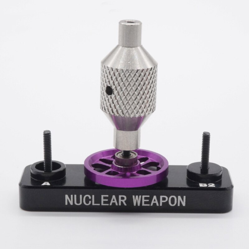 DIY Guide Wheel Instal Disassembly Bearing Tool for Tamiya Mini 4WD RC Car Model Aluminum Alloy Race Refit Accessories: White