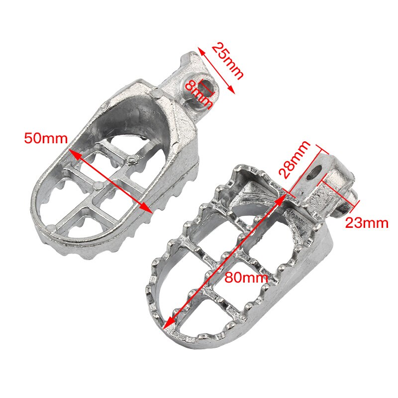 2Pcs Motorcycle Voetsteunen Rust Voetsteunen Voor Suzuki DL650 V-Strom 2004 Dl 650 Motor dirt Bike