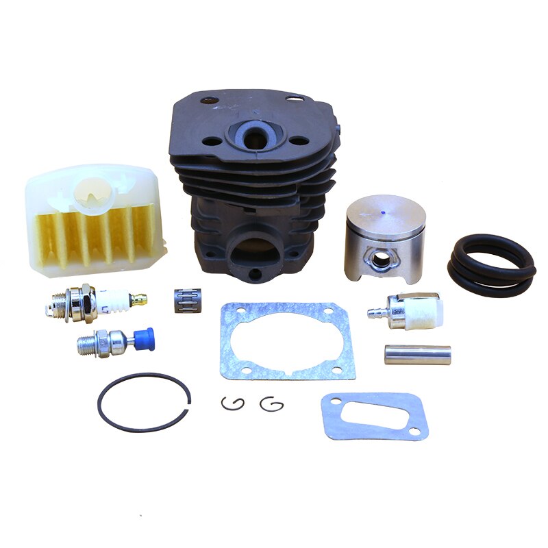 44mm cylinder stempel leje luftfilter pakningssæt til husqvarna 350 jonsered 2150 2152 2153 2149 motorsave reservedele