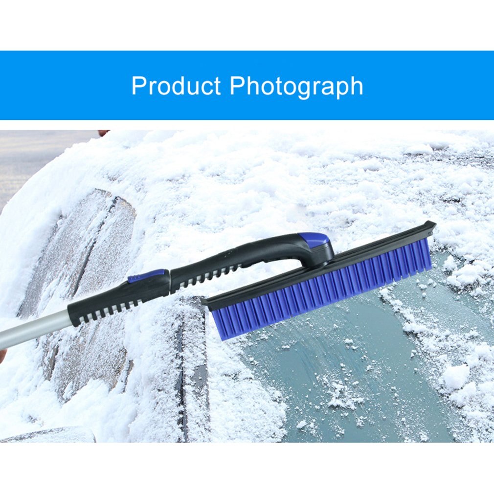 R-2121 Ice Scraper Extended Pole Expandable Winter Multifunctional Snow Shovel Snow Clearing and Deicing Tools