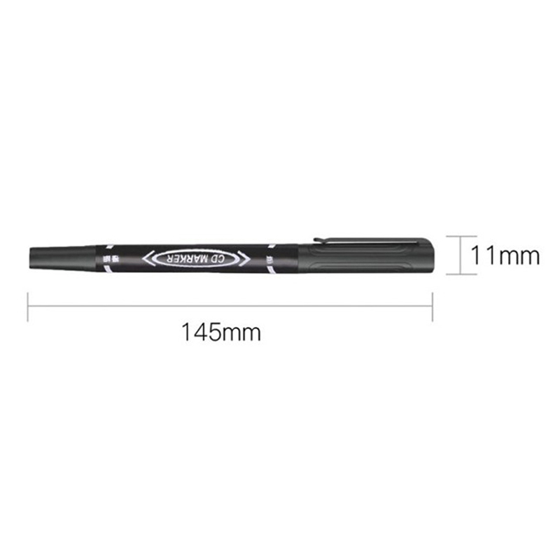 1PC Marker Pen Fine Point Waterproof Ink Thin Nib Crude Nib Black: Default Title