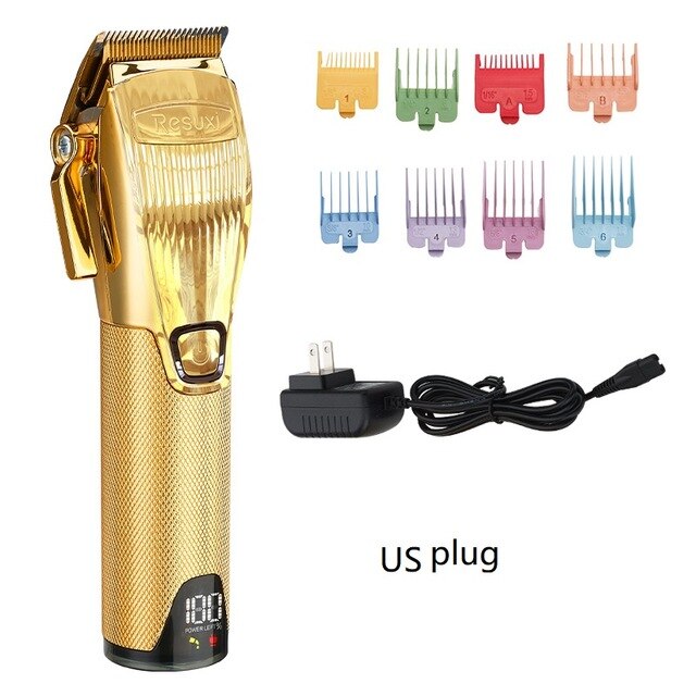 WEIDZ Golden Beard Trimmer Hair Trimmer Hair Clippers Hair Cutting Machine Moser Wahl Clipper Haircut Machine: US Plug