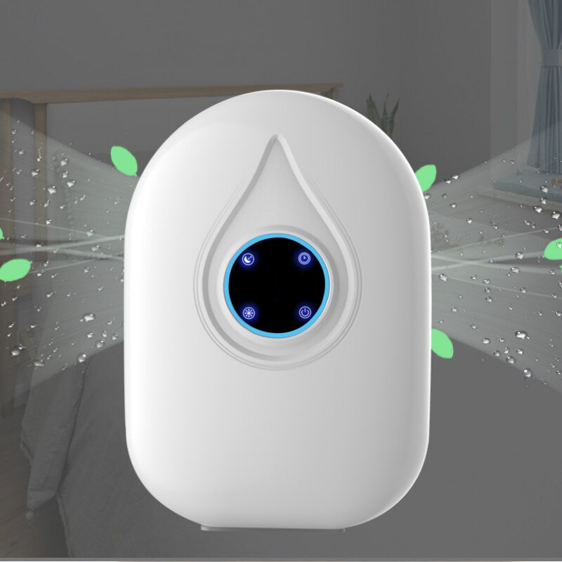 Mini Electric Dehumidifier Ultra Quiet Air Purifier Portable Dehumidifier Suitable for Home Kitchen Garage Wardrobe Basement