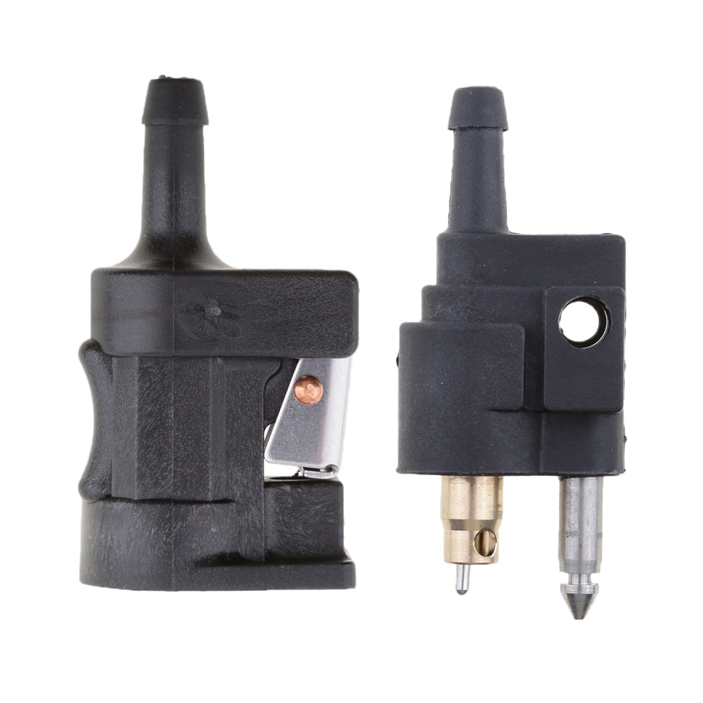 1/4 pulgadas macho manguera de combustible línea conector de tanque monta en el Motor línea de combustible conector junta para Motor fueraborda Yamaha