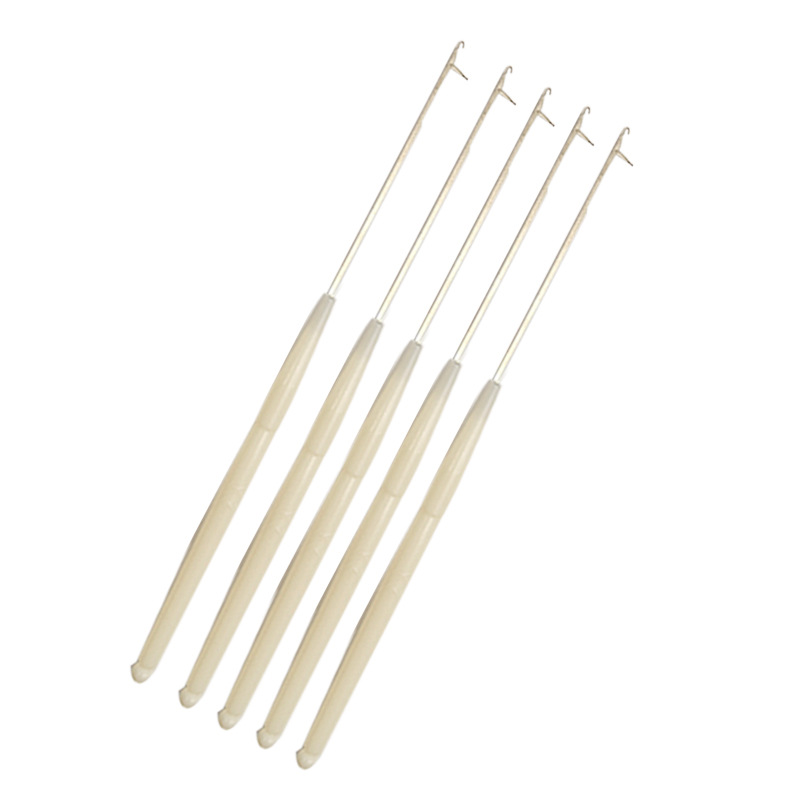 5pcs Klink Haak Set Gehaakte Naald Dreadlocks Plastic Breien Hair Extensions Styling Tool Voor Vlechten Weave Pruiken Craft