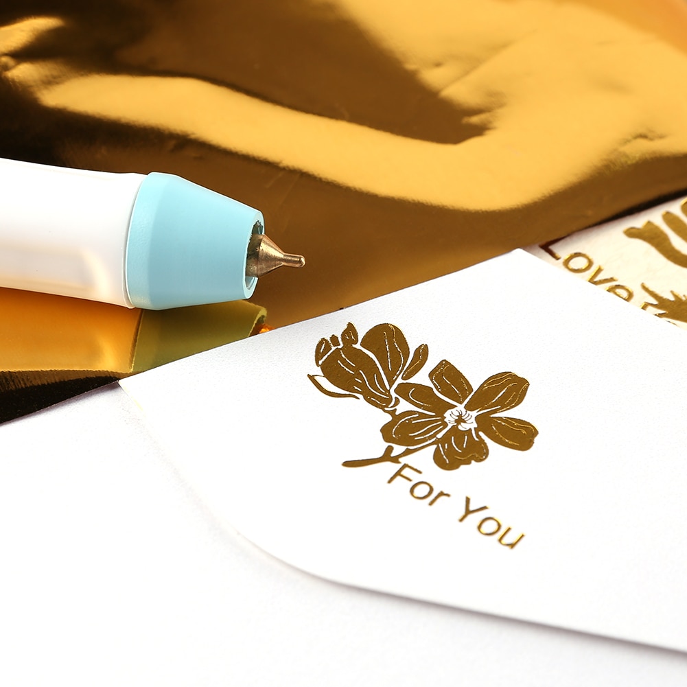 USB 0,8mm/1,5mm Heißer Stanzen Stift Heißer Folie Stift Wärme-beständig Griff Heizung für DIY Scrapbooking karten Handwerk Wärme Liefert