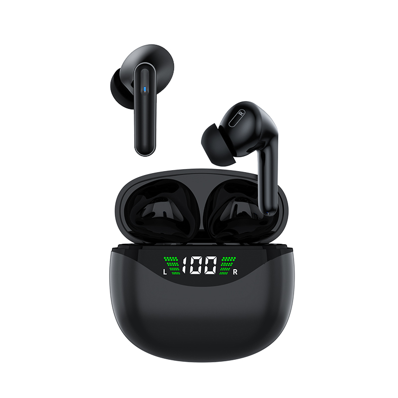 wireless earphones with HiFi sound , touch control, comfortable to wear, LED display charging case, compatible with I: Default Title