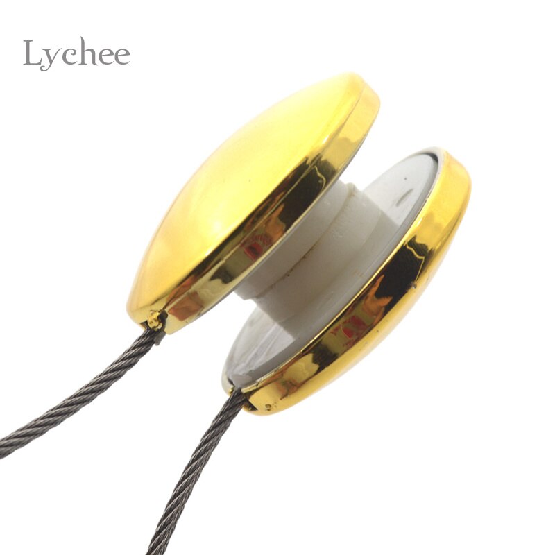 Lychee Leven 1 Stuk Goud Zilver Magnetische Gordijn Gesp Houder Tieback Ronde Gordijnen Holdback Gordijn Accessoires