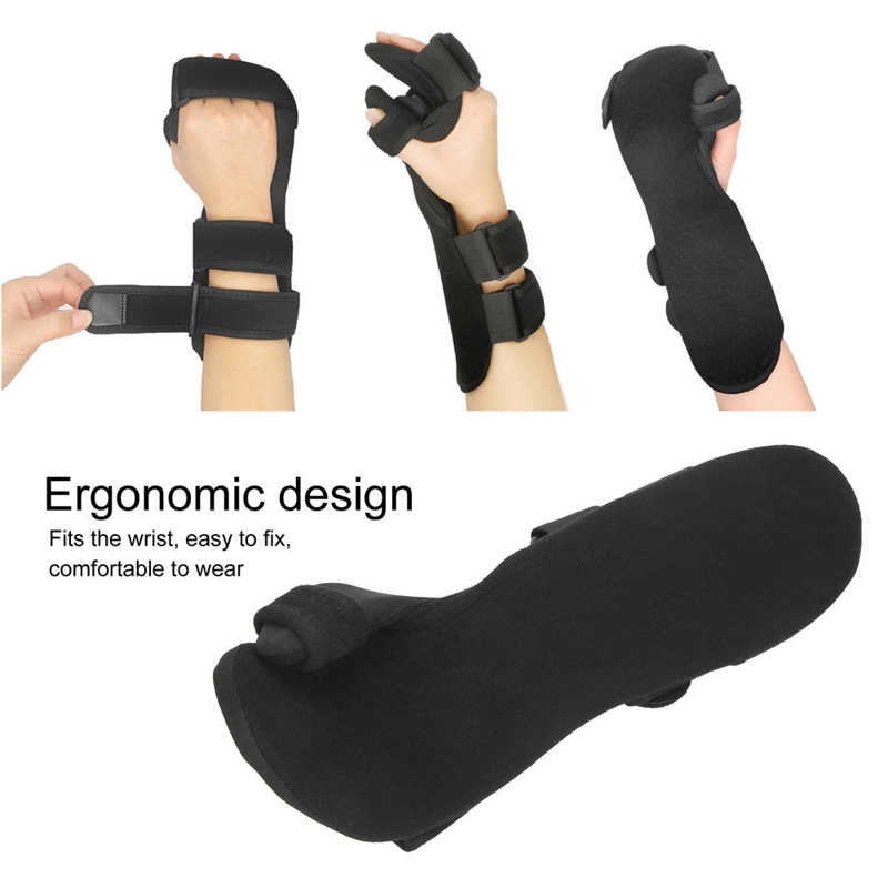 Terug Ondersteuning Polssteun Brace Verstelbare Vinger Spalk Afneembare Carpaal Tunnel Spalk Voor Slag Corrector