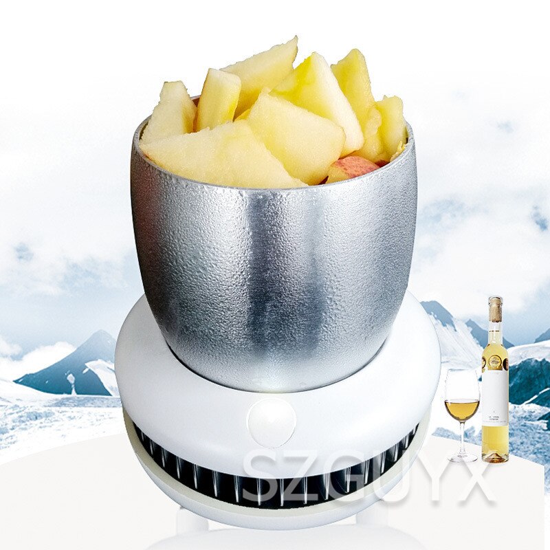 Portable Car Cup Cooler Device Mini Fridge semiconductor refrigeration Fast Cooling mini desktop small office fast cooling cup