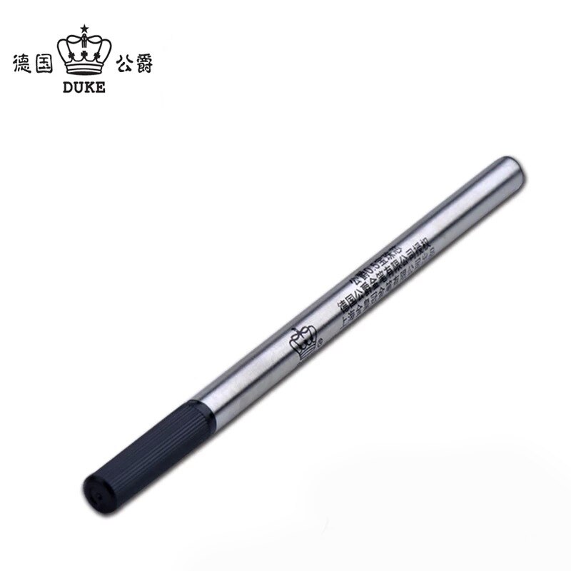 Duke Original Refill 10pcs/lot 0.5mm Black Ink Flat Rollerball Pen Refills 10.2cm Long: Default Title