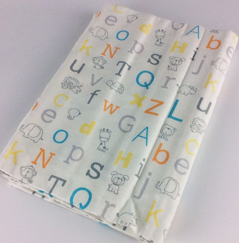 Sábanas de franela de algodón con estampado de dibujos animados para cama de bebé, juego de cama para bebé, sábanas de cuna para niños y niñas 100x76 cm