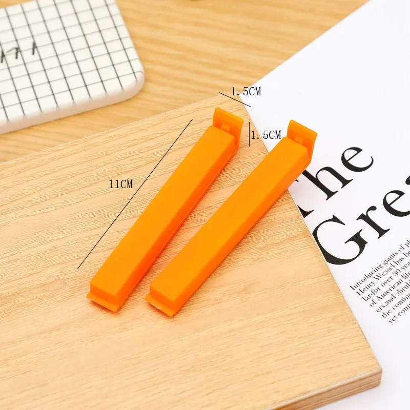 5 stks/partij Keuken Accessoires Kleurrijke Snack Plastic Clip Voedsel Opslag Afdichting Tool Fruit Behoud Zak Houder Keuken Gadget