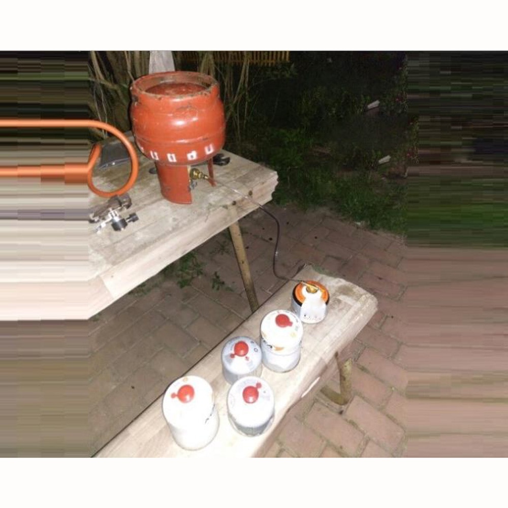Outdoor Camping Gas Stove Furnace Connector Gas Tank Adapter Hose Connector Cylinder Head Adapter