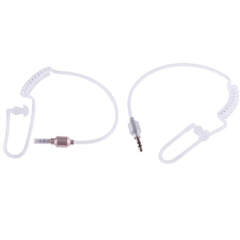 Alloyseed Mono 3.5Mm Wired Oortelefoon Air Tube Anti-Straling In Ear Stereo Oortelefoon Alleen Voor Luisteren Voor MP3 smartphones