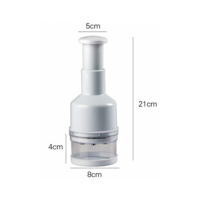 Multifunctionele Rvs Hand-Drukken Chopper Cut Aaien Gereedschap Gember Knoflook Hakken Machine Snijden Ui Shredder U3