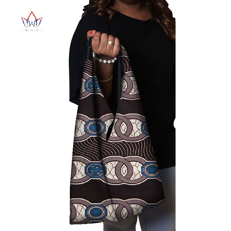 Bazin-sacs à main multi-couleurs pour femmes, sacoche Riche en tissu Jacquard 100% coton africain SP045: 15