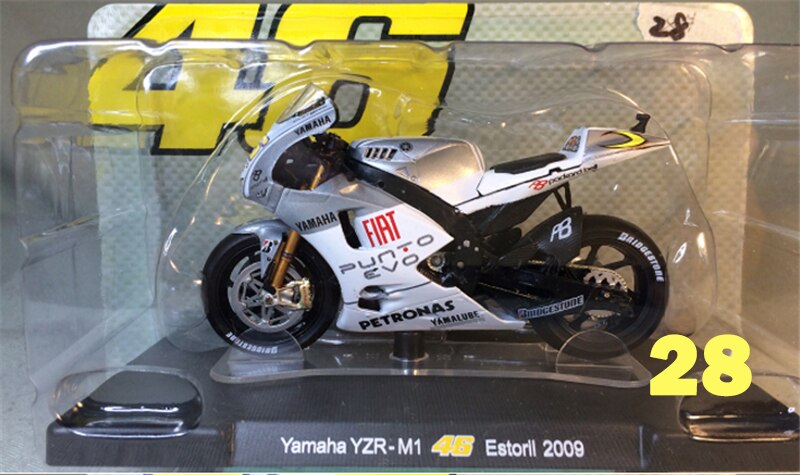 LEO 1:18 46 # Limited Collector Rossi Motorcycle Model Series Apulia Yamaha Honda Motorcycle Toys Best Birthday