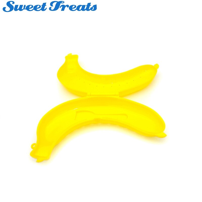 Sweettreats Reizen Plastic Leuke Banana Protector Case Box Guard Container Trip Outdoor Lunch Fruit Box Storage Container