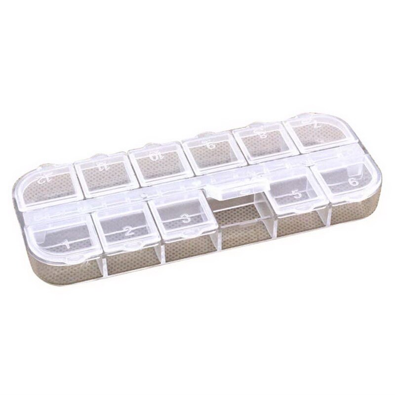 Grille Multiple acrylique transparent maquillage organisateur boîte de rangement rouge à lèvres ongles perceuse vernis organisateur cosmétique bijoux support de la boîte
