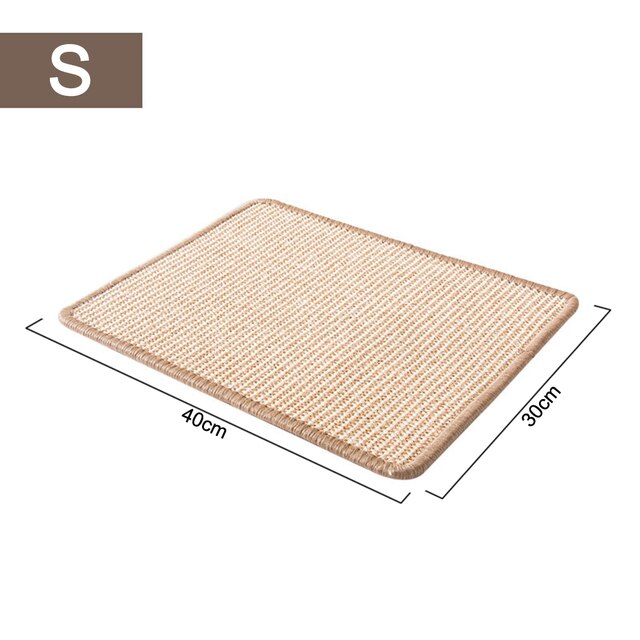Cat Scratcher Sisal Mat Board Cat Scratch for Sharpen Nails Scraper Cats Tree Cat Toys Chair Table Sofa Mats Furniture Protector: s