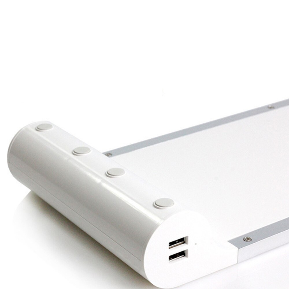 4 USB Ports Multi-function Desktop Monitor Stand Computer Screen Riser Strong Laptop Stand Desk Holder Notebook TV Shelf