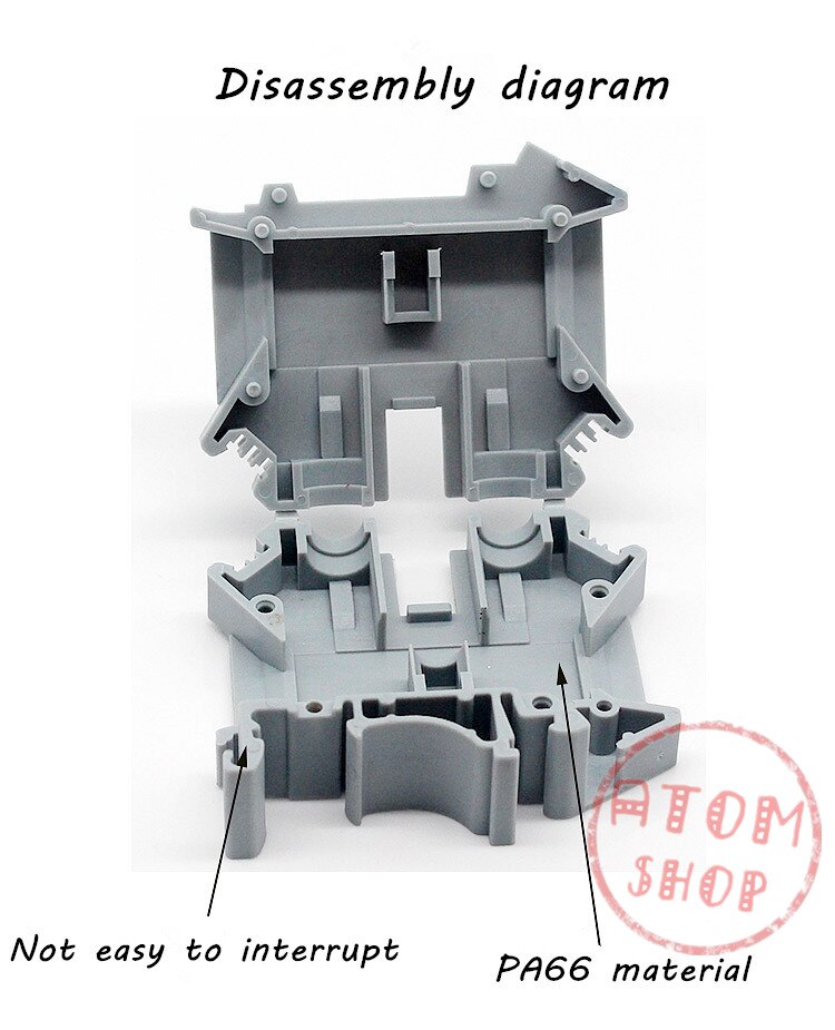 2Pcs UK-35N Geleiding Algemene Purpose Bedrading Terminal Bedrading Boord. Connector. Connector Terminal