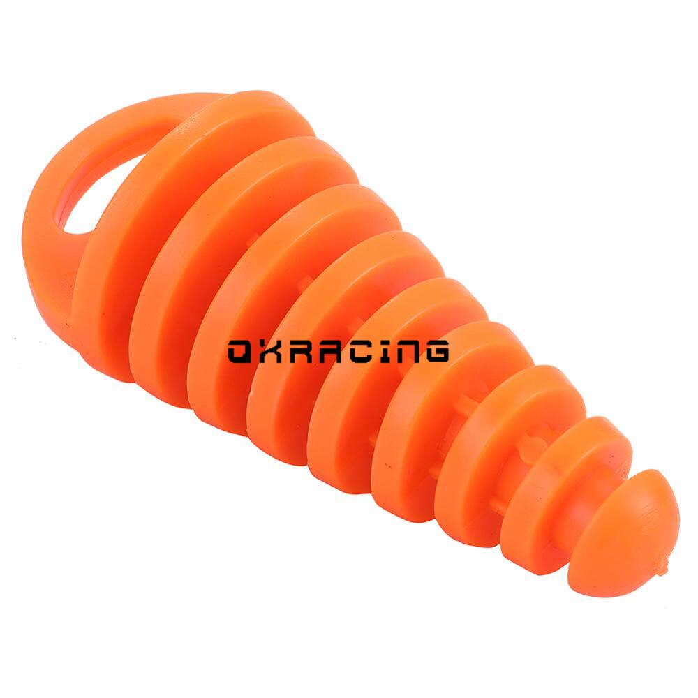1 stk pvc air-bleeder stik udstødning lyddæmper lyddæmper vaskeprop rørbeskytter motorcykel udstødningsrør motocross udstødning