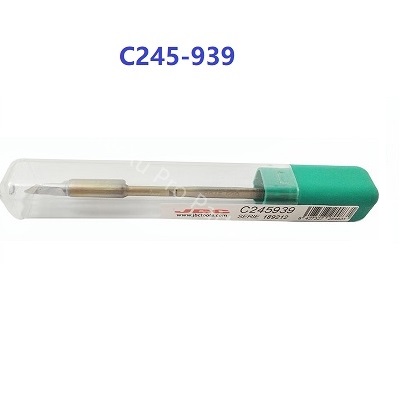 MasterXu Original for JBC C245 Tips C245-945/029/030/034/789 Soldering Iron Curve Sharp Blade Head Set T245 Handle Station A9: C245 939