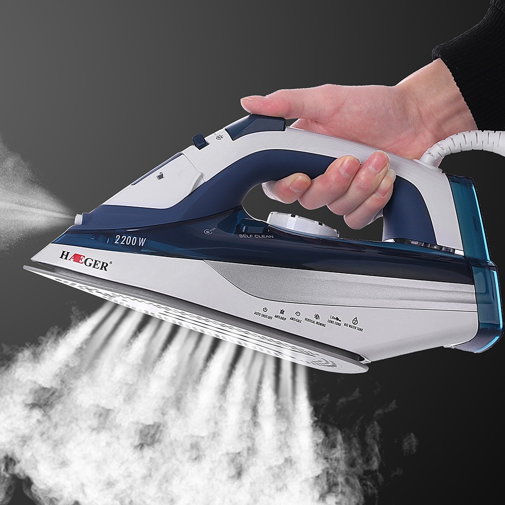 Steam Iron Adjustable Temperature Handheld High Power Wired Mini Electric Iron Clothes Portable Multifunctional Home Appliances