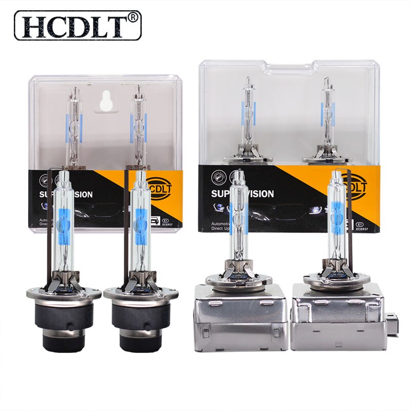 HCDLT 2 uds 12V 35W D1S D2S D3S D4S 55W bombilla de Xenón 5500K D1 D2 D3 D4 Auto faros para E63 E65 E46 E60 E53 Q3 Q5 Q7 A5 A4L A8L
