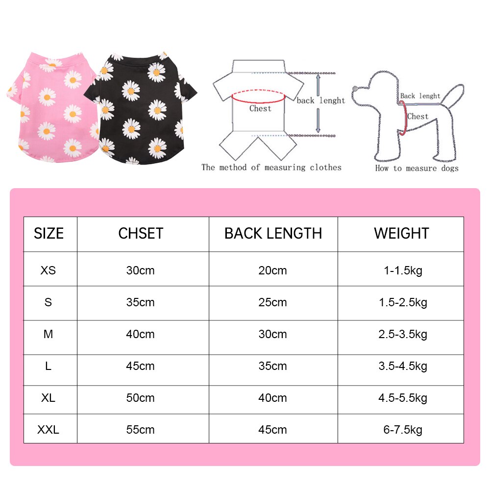 XS-2XL Cooling Pet Dog Summer Clothes For Dogs Shirt Milk Silk Fabric Puppy Pet Clothing For Small Dogs Costume Chihuahua